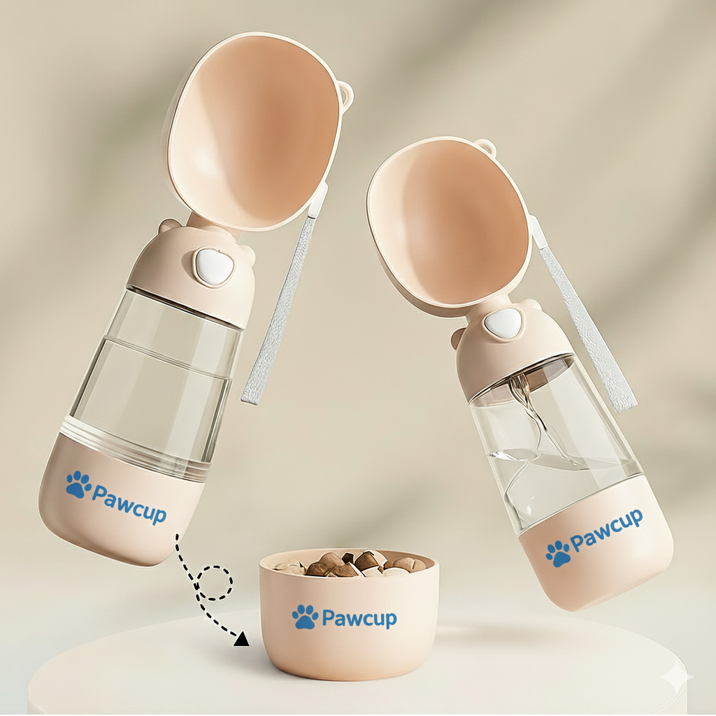 Pawcup - 2 i 1 vattenflaskan till hunden